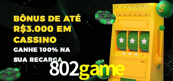 802game melhor bônus de depósito